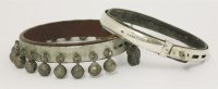 Lot 133 - Two pug dog collars