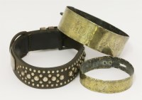 Lot 134 - Three dog collars