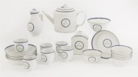 Lot 10 - A Chinese porcelain export part Tea and Coffee Service