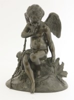 Lot 122 - A bronze figure of Cupid