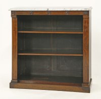 Lot 368 - A Regency rosewood open bookcase