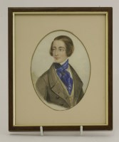 Lot 192 - Philip Barnard (fl.1840-1884)
PORTRAIT OF A YOUNG MAN