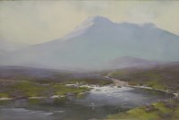 Lot 186 - Baragwanath King (1864-1939)
A FISHERMAN BY A MOUNTAIN STREAM 
Signed l.r