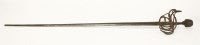 Lot 158 - A North European rapier