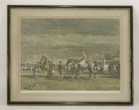 Lot 173 - Sir Alfred Munnings PRA (1878-1959)
'AFTER THE RACE'
Limited edition reproduction printed in colours