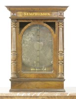 Lot 165 - A Victorian walnut symphonium