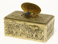 Lot 77 - A Bontems-type spring-driven gilt metal automaton 'Singing Bird' musical box