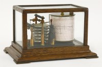 Lot 78 - A Negretti & Zambra six-coil clockwork barograph