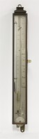 Lot 315 - A mahogany cased 'Sympiesometer' or 'air barometer'