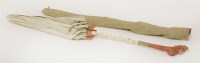 Lot 132 - A Victorian silk parasol