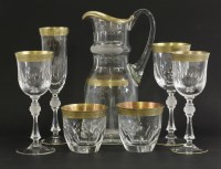 Lot 41 - A suite of cut and faceted Glassware