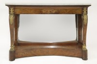 Lot 442 - A mahogany console table