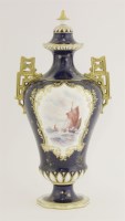 Lot 20 - A Royal Crown Derby Vase and Cover