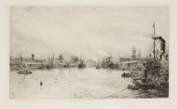 Lot 174 - William Lionel Wyllie RA RWS (1851-1931)
'THE CLYDE AT GLASGOW'
Etching