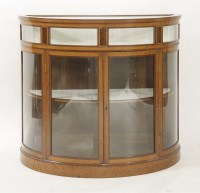 Lot 429 - A George III style satinwood and mahogany crossbanded vitrine