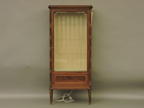 Lot 1503 - A French vitrine