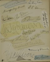 Lot 51 - An autograph album and contents formerly belonging to Mr Richard Hearne