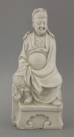 Lot 60 - A blanc de Chine Figure of The God of Literature