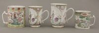 Lot 382 - Four famille rose mugs