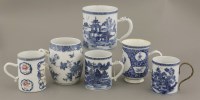 Lot 384 - Six mugs