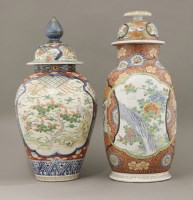 Lot 465 - An Arita vase and cover