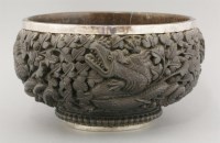 Lot 489 - A hardwood bowl