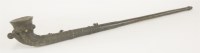 Lot 121 - An antique bronze pipe