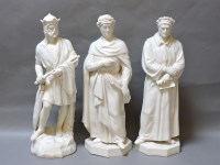 Lot 221 - Three parian figures