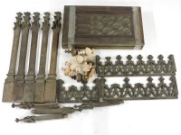 Lot 477D - A collection of carved oak Gothic panels and tracery