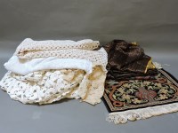 Lot 297 - Two boxes of fabrics