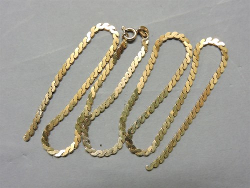 14k S Link Gold Chain 20