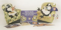 Lot 367A - Two Penguin 50th Anniversary card advertising boards