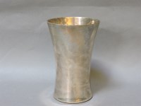 Lot 122 - A silver beaker