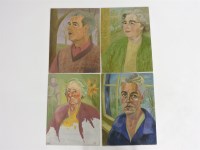 Lot 366 - Elvic Steele (1920-1997)
'SELF PORTRAIT'
'MRS GREEN'
And two more untitled portraits
All oil on board
61 x 46cm