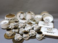 Lot 243 - A Denby Shamrock pattern dinner and tea service