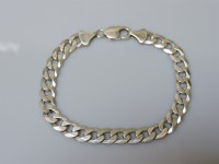 Lot 19 - A 9ct gold filed curb link bracelet