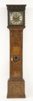 Lot 289 - A walnut and marquetry longcase clock