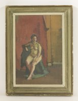 Lot 372 - Michael Salaman (1911-1987)
SEATED NUDE
Signed and dated 1955 u.r.