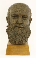 Lot 615 - Thomas Bayliss Huxley-Jones RA (1908-1968)
a bust of a bearded man