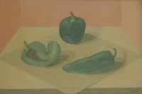 Lot 376 - John Marriott
STILL LIFE WITH PARSNIPS;
STILL LIFE WITH PEPPERS
Two