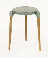 Lot 439 - A galvanised stool