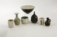 Lot 407 - Seven studio ceramic items