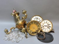 Lot 205 - Three clock movements