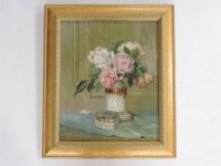 Lot 296 - Marguerite Gounin (19th century)
A STILL LIFE OF FLOWERS
Signed l.l.