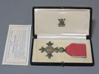 Lot 62 - A Most Excellent Order of the British Empire (OBE)