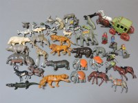Lot 75 - A large quantity of hand painted lead safari animals