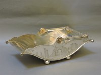 Lot 136 - A Victorian silver plated cake basket