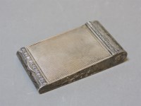 Lot 52 - A silver compact