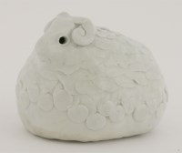 Lot 420 - A porcelain sheep