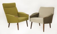 Lot 438 - A pair of Danish armchairs